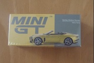 全新 - 1/64 合金車仔 Bentley Mulliner Bacalar Yellow Flame (Mini GT)