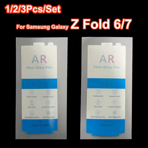 Outer Screen Film 1-3Pcs HD Protective Film for Samsung Galaxy Z Fold 7 6 Screen Protector AR Fiber 