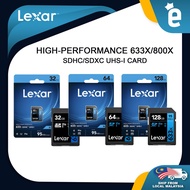 Lexar Professional 633x/800x 16GB/32GB/64GB/128GB SDHC / SDXC UHS-I Memory Card