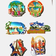 SUPER SIX DEAL 6PCS RM30 ONLY 6 FRIDGE MAGNET, 6 COUNTRIES