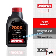 MOTUL H-TECH 100 7000 10W40 FULLY SYNTHETIC 4T ENGINE EO MINYAK HITAM ENGINE OIL MOTOR 1.2 LITER 10W
