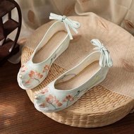 Cloth Shoes - Embroidered Hanfu-Inspired with Elevated Sole