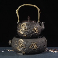 Iron Pot Cast Iron Tea Kettle Electric Ceramic Stove Tea Cooker Japanese Handmade Iron Tea Pot Water Pot Tea Set TD66
