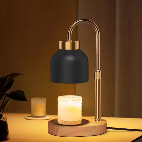 Candle Warmer Lamp with Timer and Two Wax Warmer Bulbs,Electric Wax Warmer for Scented Wax,Mothers D