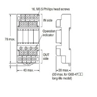 Cầu đấu Rơ le G6B-4BND DC24 Omron