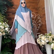 gamis ismi premium set yodizein syari original 100%