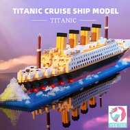 Large Titanic Ship Toys 6000 pcs /Mini Bricks Model Titanic Cruise Ship Model Boa/ Boys' toys large 