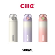 Cille Leisure Travel Style 316SS Stainless Steel Vacuum Flask Thermoses Water Bottle XB-23122