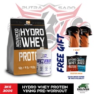 HYDRO WHEY PROTEIN 3KG BAG + BCAA BS NUTRITION