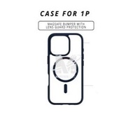 PREMIUM HARDCASE 1P 15 PRO MAX MAGSAFE BUMPER WITH LENS GUARD PROTECTION