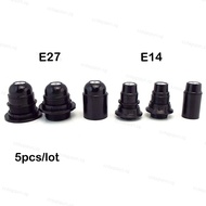 5pcs AC 220v E27 E14 half full tooth Screw light Table Lamp Base socket Plug Replacement Bulb Holder