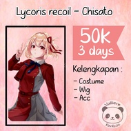 Chisato Nishikigi Lycoris recoil Costume Rental