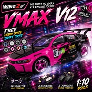 DOMO READY STOCK RC Isuzu D-Max Drift Car 1:10 Big Size 4WD Turbo Racing Remote Control Car 2.4Ghz H