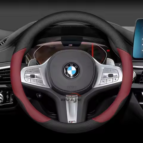 Leather Car Steering Wheel Cover for BMW X1 X3 X5 X6 X7 U11 F30 F34 F10 F20 G20 G30 G01 G02 G05 F15 