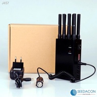 【ins】✎☒◐Universal 8-Band Portable Cell Phone Signal Jammer; 2g/3G/4G Cellular Phones+GPS+Wi-Fi+Lojac