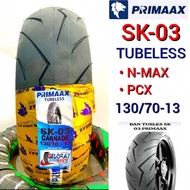 Primaax Sk03 130/70-13 Tubeless Tire N-max PCX Tire Motorcycle Tire Ring 13 Primaax Tire 130/70-13 t