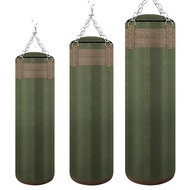 120cm Green Canvas Kick Boxing Punching Bag Sandbag For Adult MMA Muay Thai Taekwondo Sport Fitness