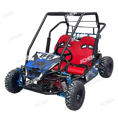 Adults and children double-seater off-road go-karts 4-stroke 125cc engine, chain drive 50 km/h 200 k