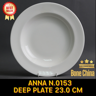 Bone China - ANNA จาน ชาม แก้วกาแฟ เนื้อโบนไชน่า บาง เบา ขาว โปร่งแสง สินค้าจาก Royal Porcelain