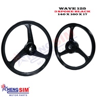 WAVE 125 / WAVE 125 X / WAVE 125 S / WAVE 100 R (DISC) WITH BUSH AND BEARING SPORT RIM 3 SPOKE 140 X