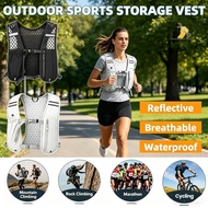 Running Hydration Vest Lightweight Waterproof Hiking Backpack for Hiking Cycling Storage Vest