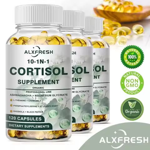 Cortisol Capsules For Cortisol Inhibitors Promote Relaxation Improve Sleep Relieve Anxiety Support N