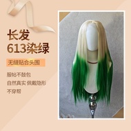 Rambut Palsu Wanita Berwarna-warni Rambut Palsu Lurus Panjang Rambut Palsu Penuh Rambut Panjang Wani