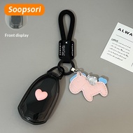 Soopsori Car Remote Car Key Case Cover for Trumpchi GAC 2021 Empow J11 J12 J13 J14 J15 J16 GS8 GS3 K