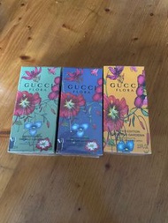 Gucci 紫瓶橙瓶綠瓶花之舞 絢麗梔子花香水100ml
