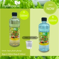 BAJA A&B 1LITER | 500ML PATI BAJA A & 500ML PATI BAJA B