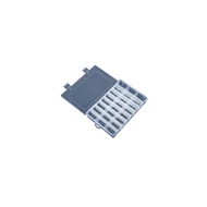 SQUARE Adjustable Grid Box 24 Slots Transparent Storage Box