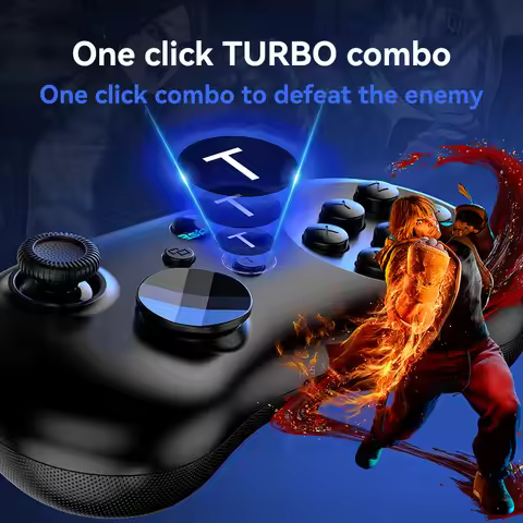 BSP04 Wireless Gaming Controller for PS3/PS4/Switch/Switch 2/PC/Android/HarmonyOS/iOS Hall Joystick 