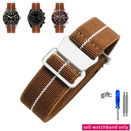 20mm 22mm Nylon Elasticity Watch Strap for Samsung Galaxy 46/42mm GearS3/Active2 40/44mm Band for S