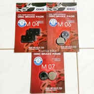 Brake pad discbrake oxo bicycle disc brake pads round zoom or square model similar to B01S