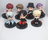FC[TideBloom] 7 Pcs BTS Figures ModelIdol Doll Decorations Cake Decoration BTS Idol Figure to-ys