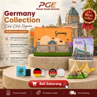 GANTUNGAN PGE Germany Germany Souvenir Wallet Pouch Mouse Pad Pin Magnet Keychain Landmark Souvenir 