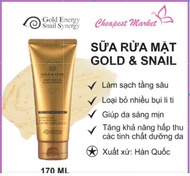 [Chính hãng] Sữa rửa mặt Gold Snail 24k Hàn Quốc 170ml - Gold Snail Energy