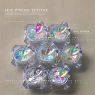Aurora Glitter Crystal Fire Nail Flakes Holographic Sparkle Sequins Charms Gel Polish Manicure
