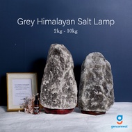 Rare Grey Himalayan Salt Lamp Crystal pink salt lamps