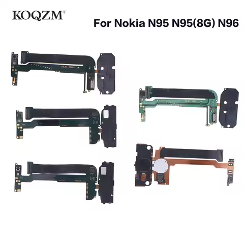 Phone Housing Screen Motherboard Connection Flex Cable With Front Camera Replacement Parts For N95 N