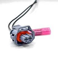 Engine Oil/Coolant Temp Sensor Connector Pigtail, Ref DD-0056 / AP0056, Compatible with Ford F-250/3