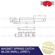 Push and Open Magnet Spring Catch for Cabinet Door Push Open Big and Small
