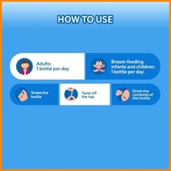 ☎ ◝ ① Erceflora Gut Restore Probiotic Supplement 10 Mini Bottles x 5ml - For Kids & Adults