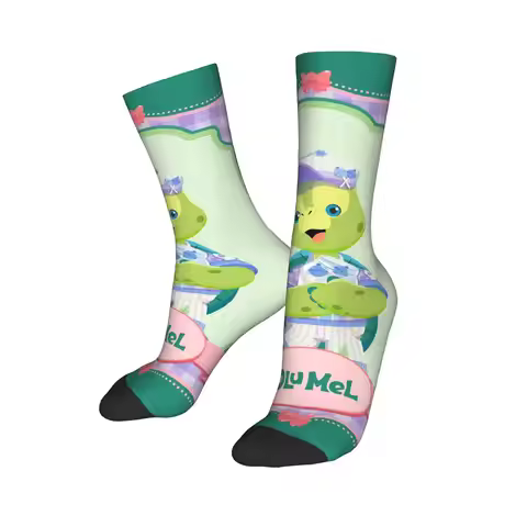 Fashion Duffy And Friends Basketball Socks Olu Mel Polyester Long Socks for Women Men Non-slip