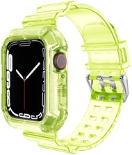 สายและเคสแบบ2 In 1สำหรับนาฬิกา Apple Ultra 2 49Mm IWatch Series SE Band 42Mm 38Mm 44Mm 40Mm พร้อมอุปกรณ์ป้องกันเคส TPU 45Mm 41Mm สำหรับ Apple Watch Series 9/8/7/6/5/4/3/2/1