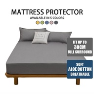 KAKI Home Bedsheet | Fitted Bedsheet | Bedsheet Mattress Protector | Single | Super Single | Queen | Size Bedsheet