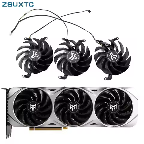 T129215SU Graphics Cards Fan RTX3080 RTX3060 RTX3070 For GALAX RTX 3060 3070 3080 3090 Ti METALTOP G