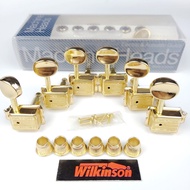 KR-Wilkinson VINTAGE Golden TUNERS Electric Guitar Machine Heads Tuners For ST & TL Guitar OR Simila