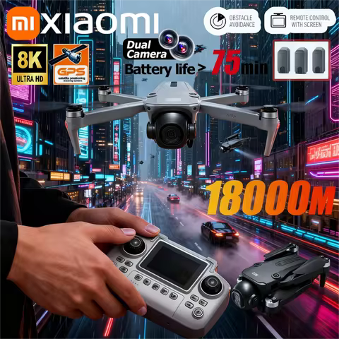 Xiaomi D18 Drone 8K HD Dual Camera Aerial Intelligent Obstacle Avoidance Brushless Motor WIFI GPS Sc