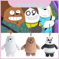 Choose Your Favorite We Bare Bears Keychain Plush Toy Grizzly, Ice Bear, Panda! Or